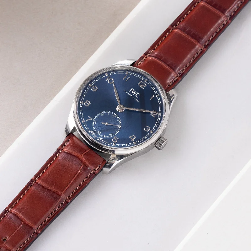 Strap for IWC Portugieser 20 mm - The Brown Full Cut Alligator Watch Strap