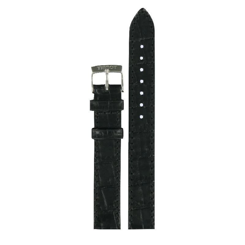 Tissot 14mm Classic Dream Black Leather Strap