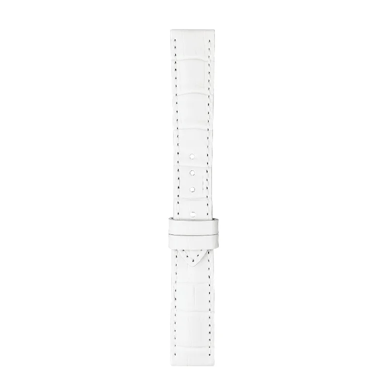 Tissot 16mm Ballade White Leather Strap without Buckle