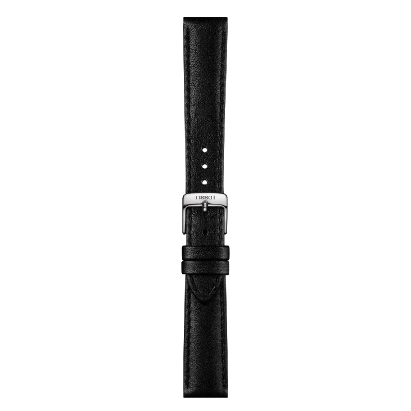 Tissot 16mm Bella Ora Black Leather Strap