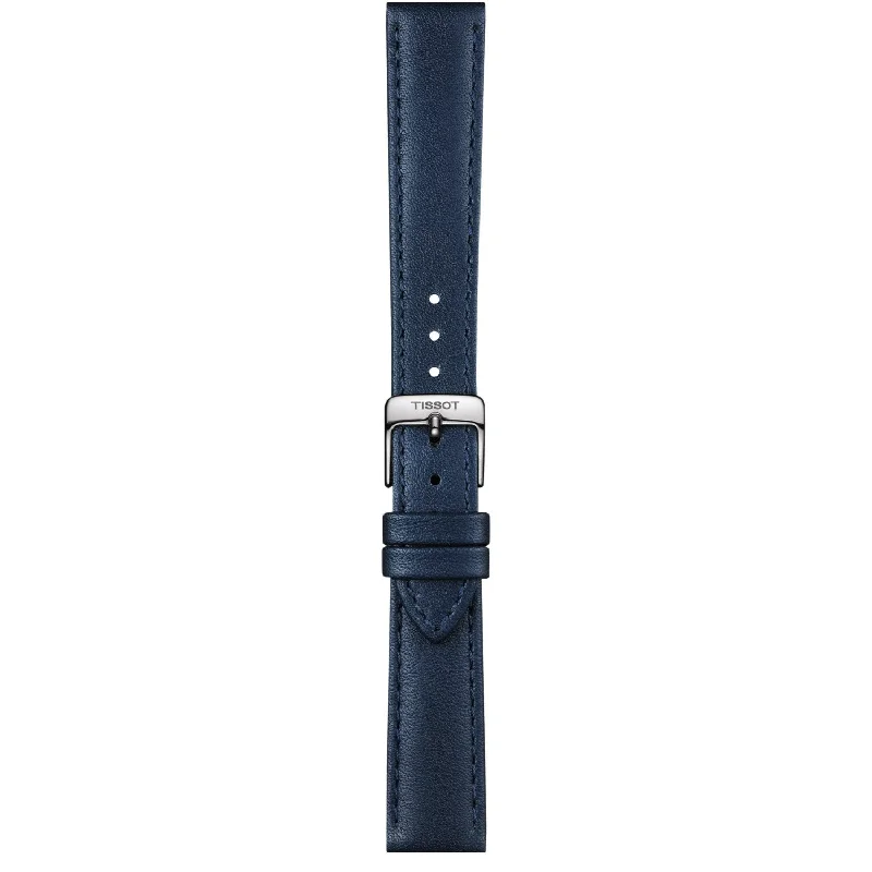 Tissot 16mm Bella Ora Blue Leather Strap