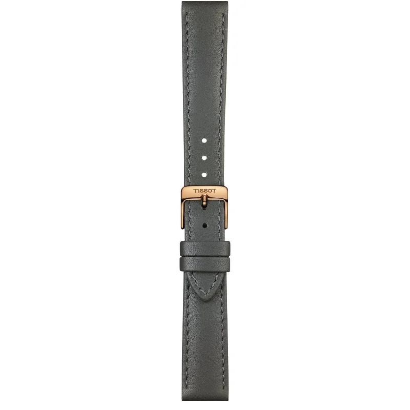 Tissot 16mm Bella Ora Grey Leather Strap