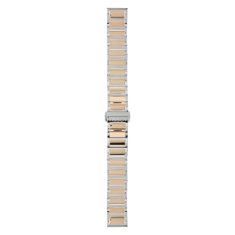 Tissot 16mm Happy Chic Two-Tone Rose Coated Steel Bracelet