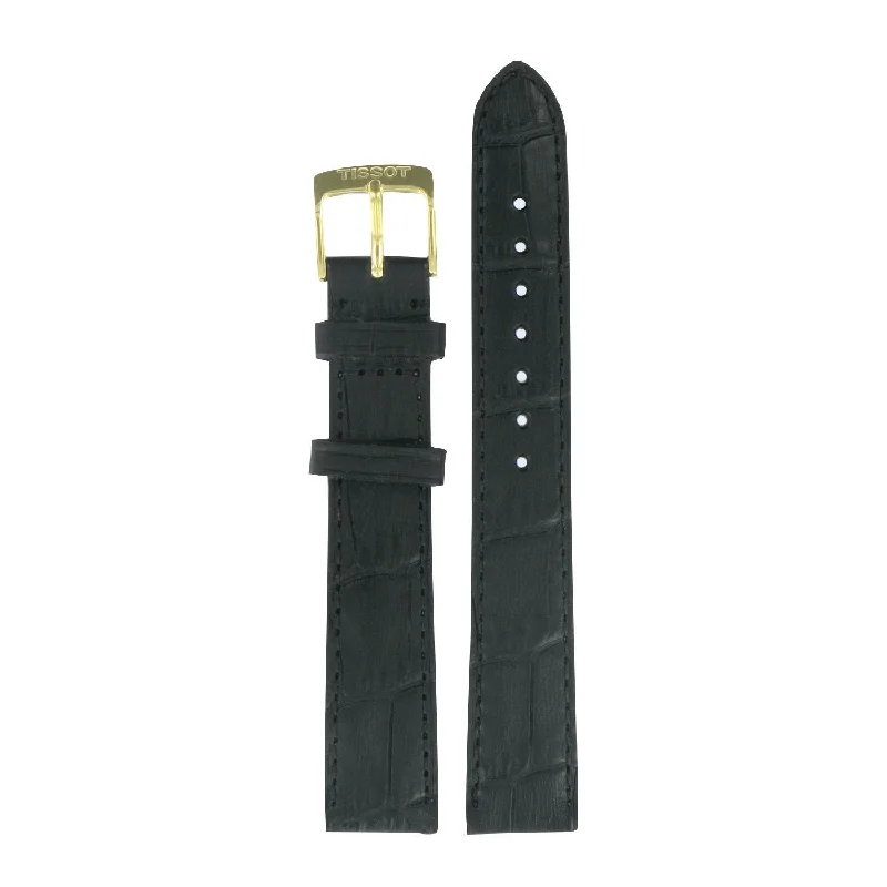 Tissot 16mm Jasmin Black Leather Strap