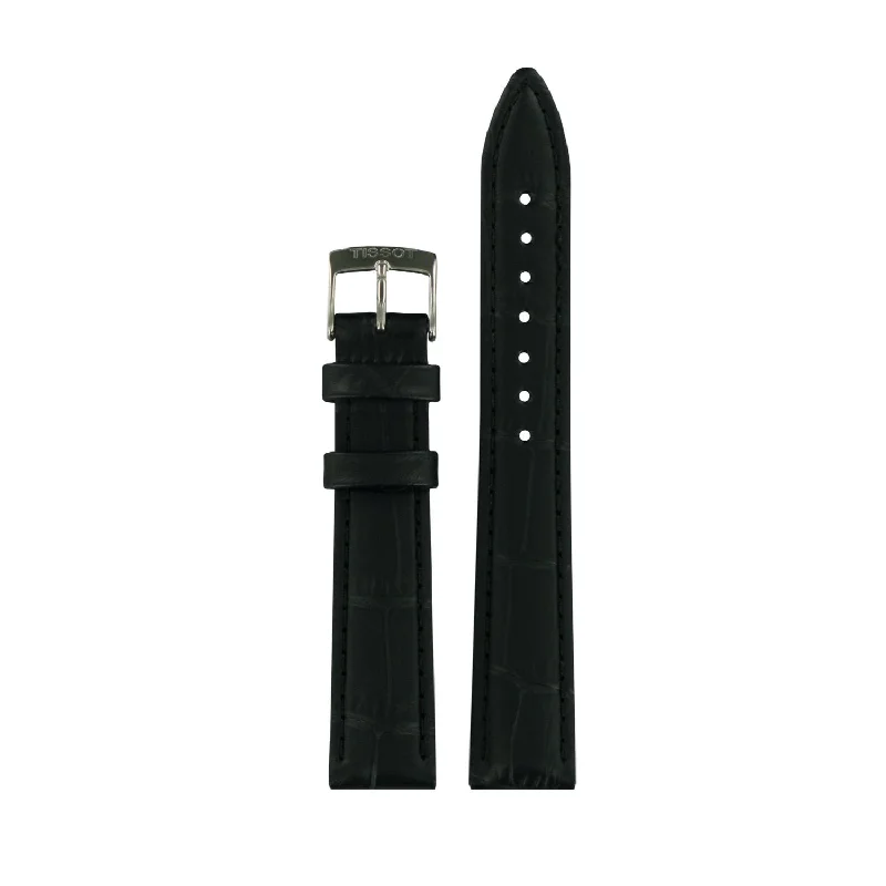 Tissot 16mm PR 100 Black Leather Strap