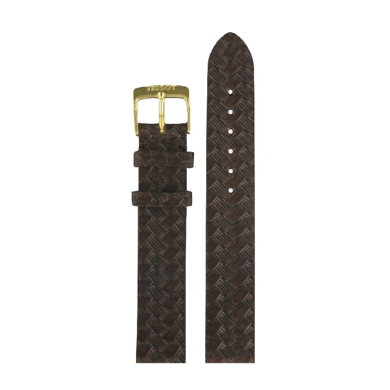 Tissot 17mm Secret Love Brown Leather Strap