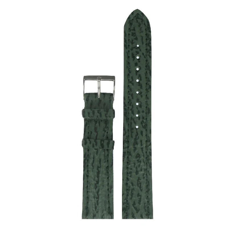 Tissot 18mm Green Leather Strap