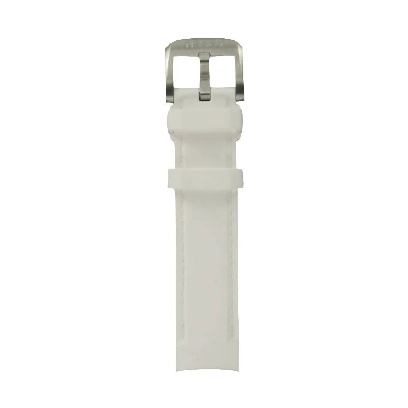 Tissot 19mm Quickster White Silicone Rubber Strap