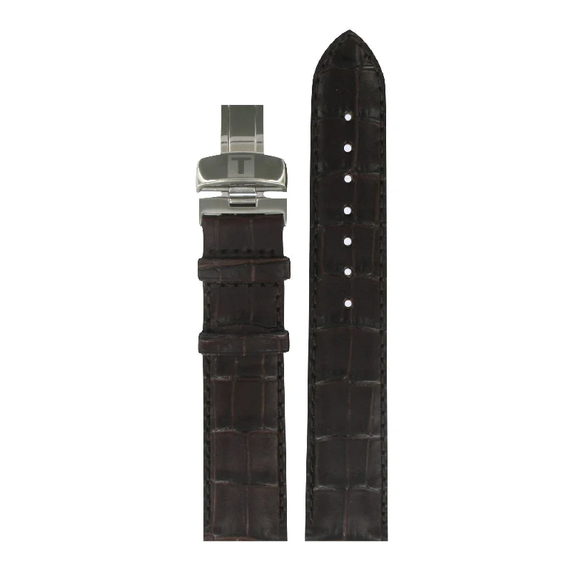 Tissot 19mm T-Lord Brown Leather Strap